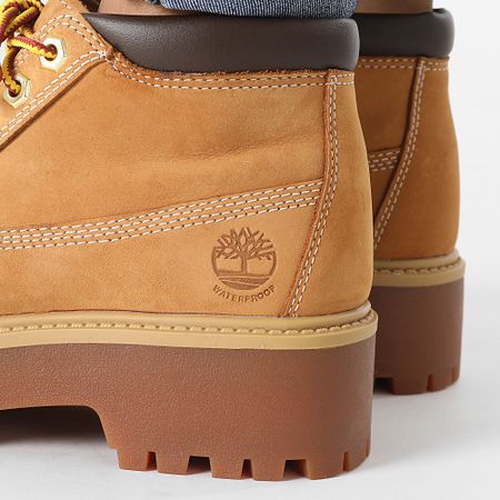 Timberland - Stivali Donna Heritage Platform Waterproof Chukka Wheat Nubuck A5RF9 Stone Street