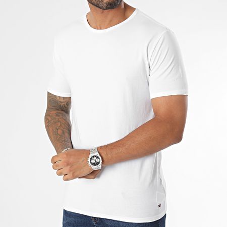 Tommy Hilfiger - Set di 3 magliette bianche Premium Essentials 3138