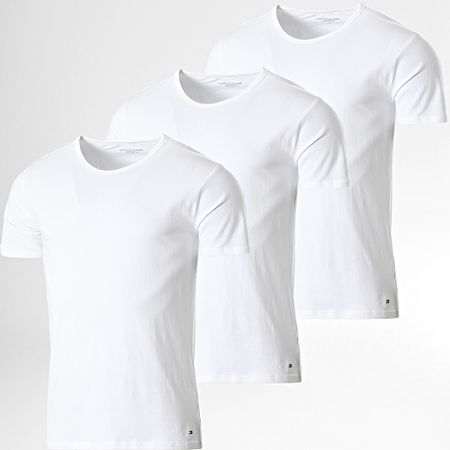 Tommy Hilfiger - Set di 3 magliette bianche Premium Essentials 3138