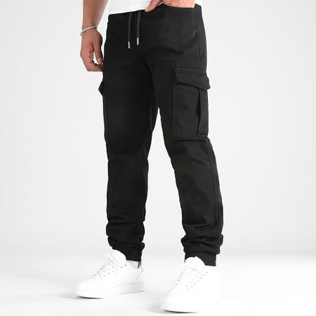 LBO - Jogger Pant Cargo Jeans dal taglio rilassato 3048 Denim Nero
