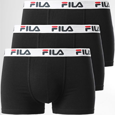 Fila - Set di 3 boxer neri FU5016