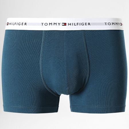 Tommy Hilfiger - Set di 3 boxer firmati Cotton Essentials 2761 blu navy giallo