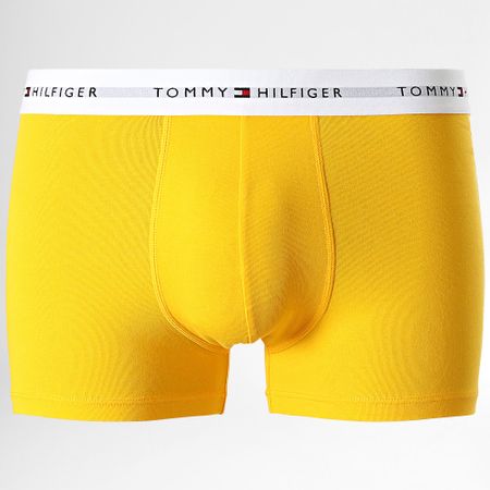 Tommy Hilfiger - Set di 3 boxer firmati Cotton Essentials 2761 blu navy giallo