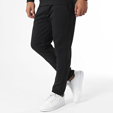 LBO - Set Felpa con girocollo e pantaloni da jogging 1070521 Nero