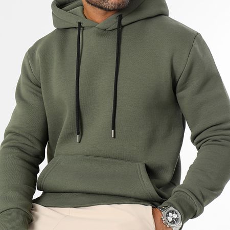 LBO - Felpa con cappuccio 3049 Verde Khaki