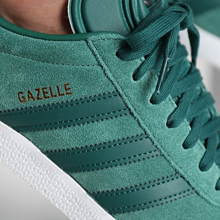 Adidas Originals - IG4986 Tech Forest Collegiate Green Footwear White Gazelle Sneakers
