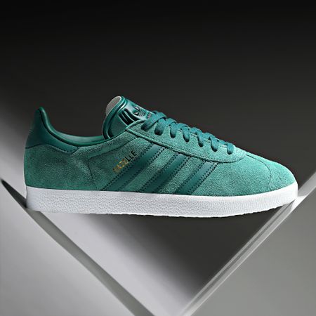 Adidas Originals - IG4986 Tech Forest Collegiate Green Footwear White Gazelle Sneakers