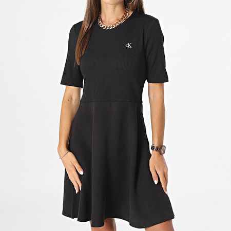 Calvin Klein - Abito donna 1908 Logo Nero