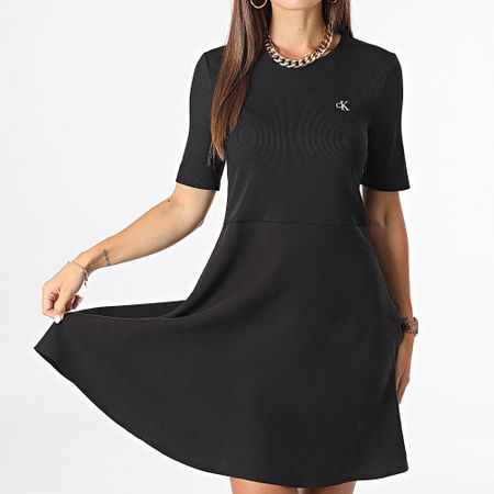 Calvin Klein - Abito donna 1908 Logo Nero