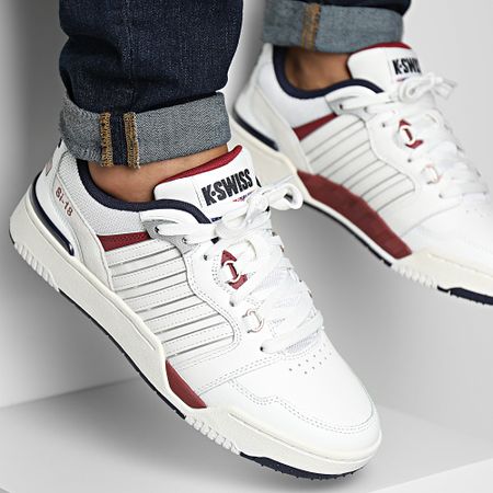 Classic Series - SI-18 Sneakers Rival 08531 Bianco brillante Rosso tibetano Peacoat