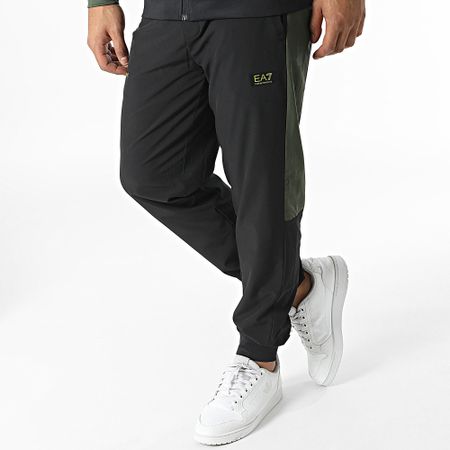 EA7 Emporio Armani - Tuta da ginnastica nero verde kaki 6RPV72-PNBXZ