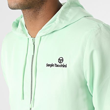 Sergio Tacchini - Tuta Carson 39922 nero verde chiaro