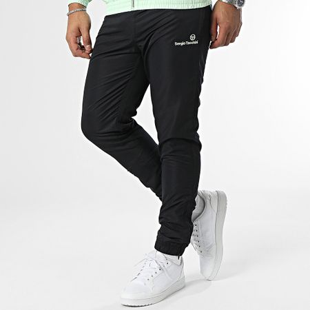 Sergio Tacchini - Tuta Carson 39922 nero verde chiaro