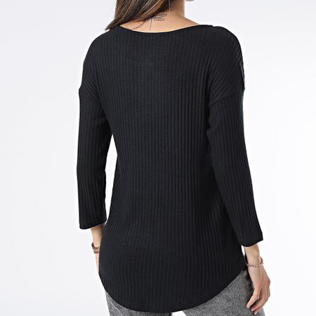 Only - Laura Maglietta a maniche lunghe donna Nero