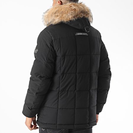 Zavetti Canada - Leto 2.0 Giacca con cappuccio in pelliccia nera
