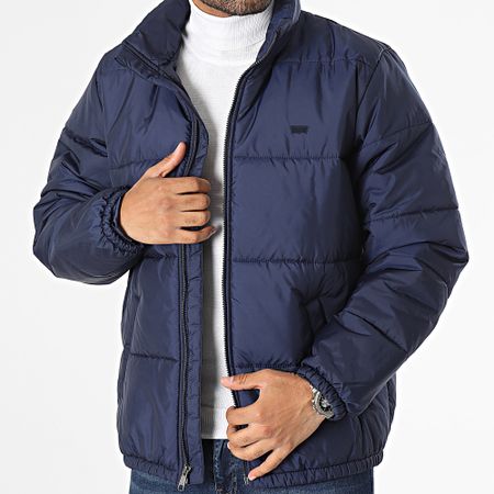 Levi's - A5640 Cappotto con cappuccio blu navy