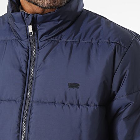 Levi's - A5640 Cappotto con cappuccio blu navy