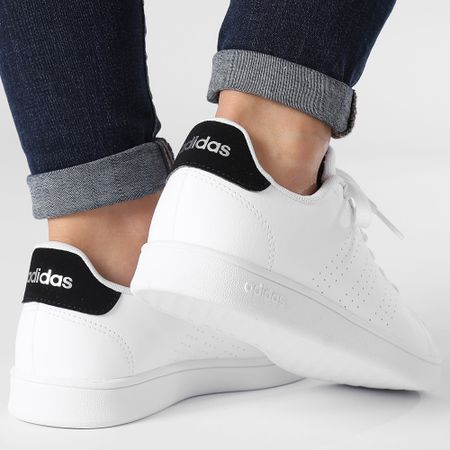 Adidas Sportswear - Sneakers Advantage Donna IG2510 Bianco Core Nero Argento Metallico