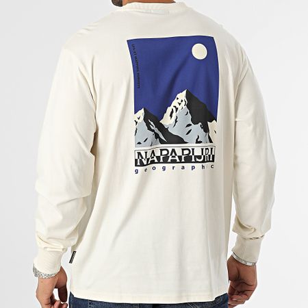Napapijri - Telemark Maglietta a maniche lunghe A4HRE Beige