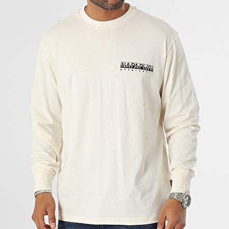 Napapijri - Telemark Maglietta a maniche lunghe A4HRE Beige