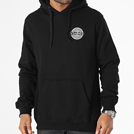 Vans - Felpa con cappuccio Circle Back 008HZ Nero