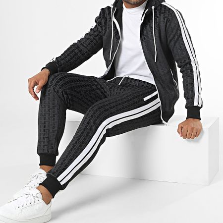 Zayne Paris  - Tuta da ginnastica a righe nere