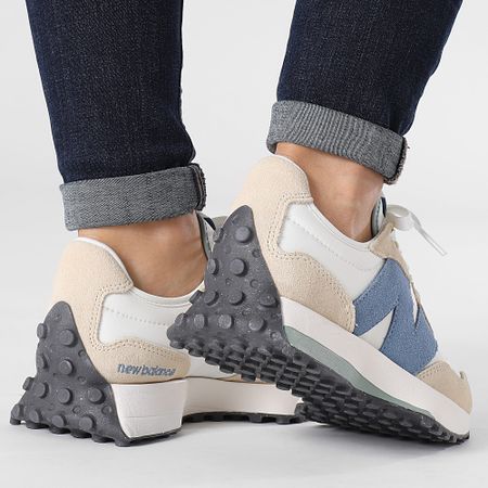 New Balance - Sneakers Donna 327 WS327PV Sand White Blue