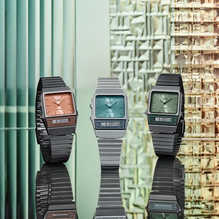Casio - Orologio vintage AQ-800ECGG-3AEF Nero