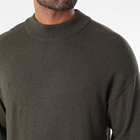 Jack And Jones - Maglione verde cachi Emil