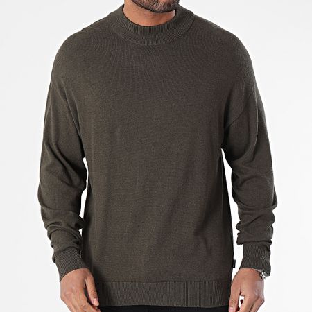 Jack And Jones - Maglione verde cachi Emil