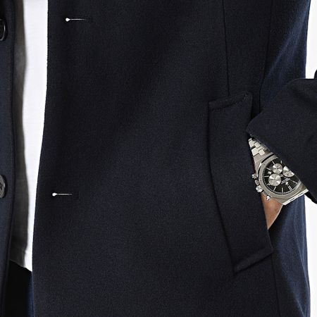 Mackten - Cappotto blu navy