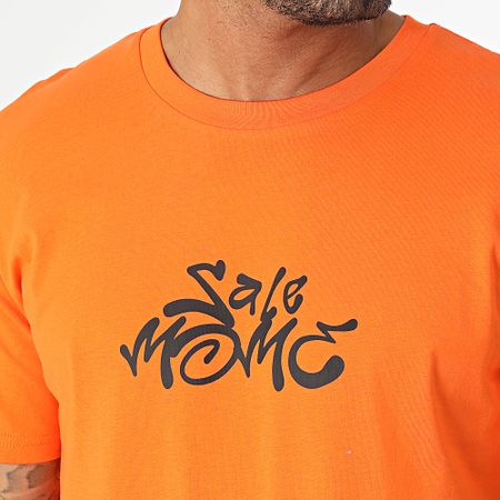 Sale Môme Paris - Maglietta Graffiti Head Orange Teddy