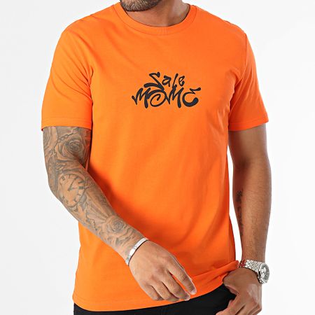 Sale Môme Paris - Maglietta Graffiti Head Orange Teddy