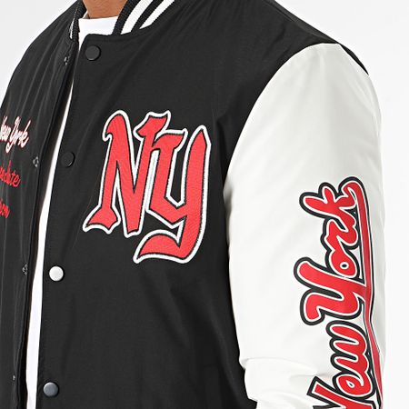 Classic Series - Giacca Teddy Nero Bianco