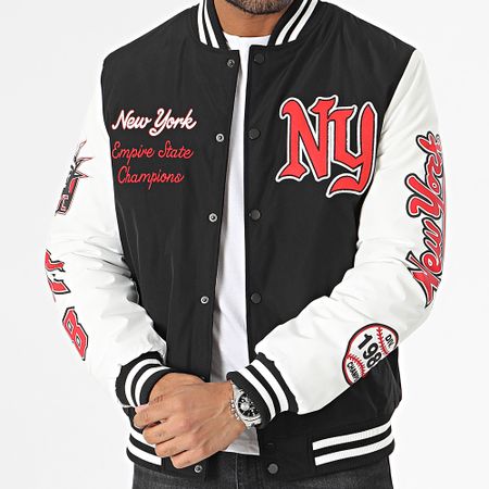 Classic Series - Giacca Teddy Nero Bianco