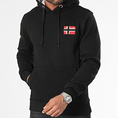 Geographical Norway - Felpa con cappuccio nera
