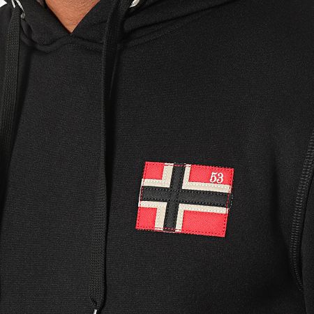 Geographical Norway - Felpa con cappuccio nera