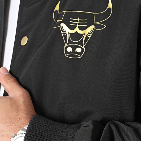 New Era - Giacca Chicago Bulls 60424378 Nero Oro