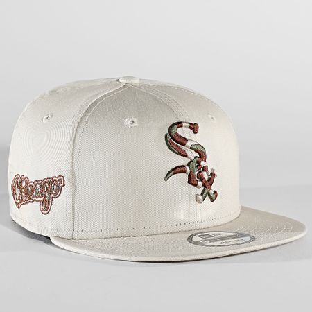 New Era - Cappello Snapback 9Fifty Seasonal Infill Chicago White Sox Beige