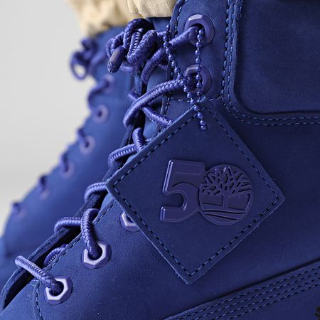Timberland - Stivali Timberland Premium 6 Inch Waterproof A5VE9 Blu brillante Nubuck