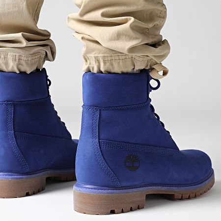 Timberland - Stivali Timberland Premium 6 Inch Waterproof A5VE9 Blu brillante Nubuck
