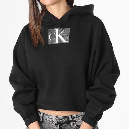 Calvin Klein - Felpa con cappuccio da donna 2962 Nero