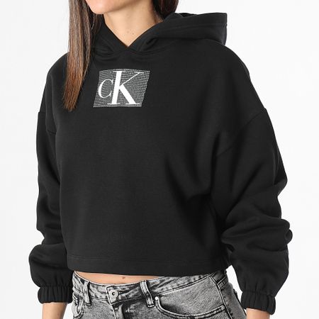 Calvin Klein - Felpa con cappuccio da donna 2962 Nero