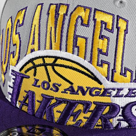 New Era - 9Fifty Sunken Los Angeles Lakers Snapback Cap Grigio