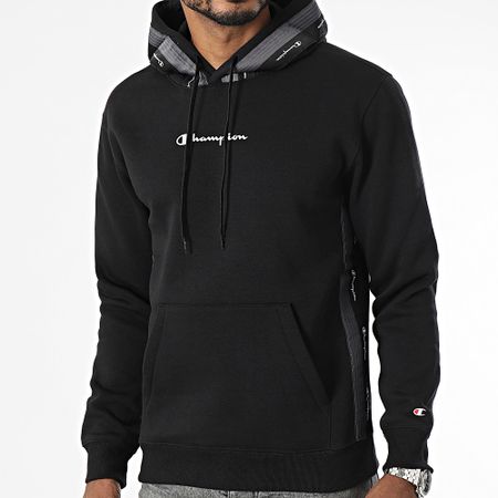 Champion - Felpa con cappuccio 219092 nero