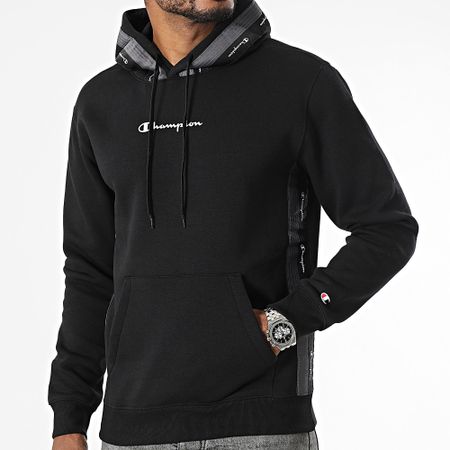 Champion - Felpa con cappuccio 219092 nero