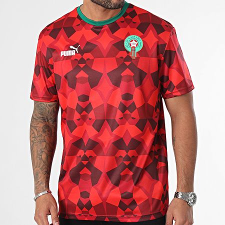 Puma - Maglia da calcio Marocco FRMF Cultura 771994 Rosso