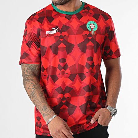 Puma - Maglia da calcio Marocco FRMF Cultura 771994 Rosso
