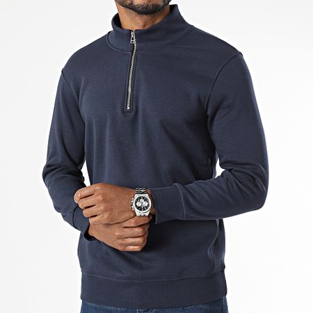 Classic Series - Felpa a collo alto con cerniera della Marina Militare