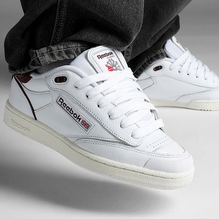 Reebok - Club C Revenge Sneakers 100032938 Footwear White Classic Burgundy Chalk